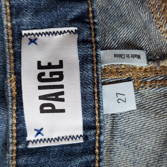 Paige Distressed Jimmy Jimmy Denim Jean Short Size 27 - Picture 11 of 14
